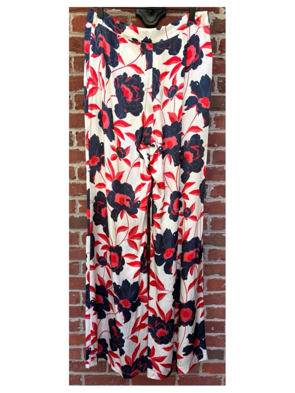 NWOT Anthropologie Corey Lynn Calter Printed Wide Leg Pants in Medium - Picture 8 of 11